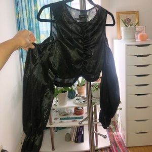 Boohoo Open Shoulder Top